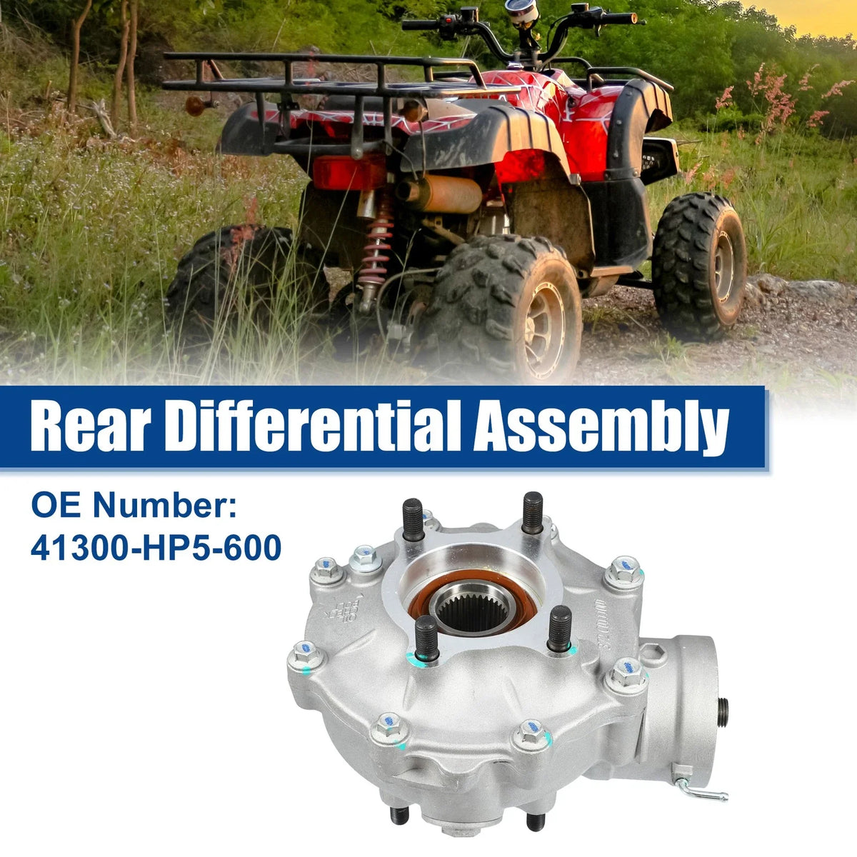 Rear Differential Assembly for Honda Rancher 420 (2007–2023)