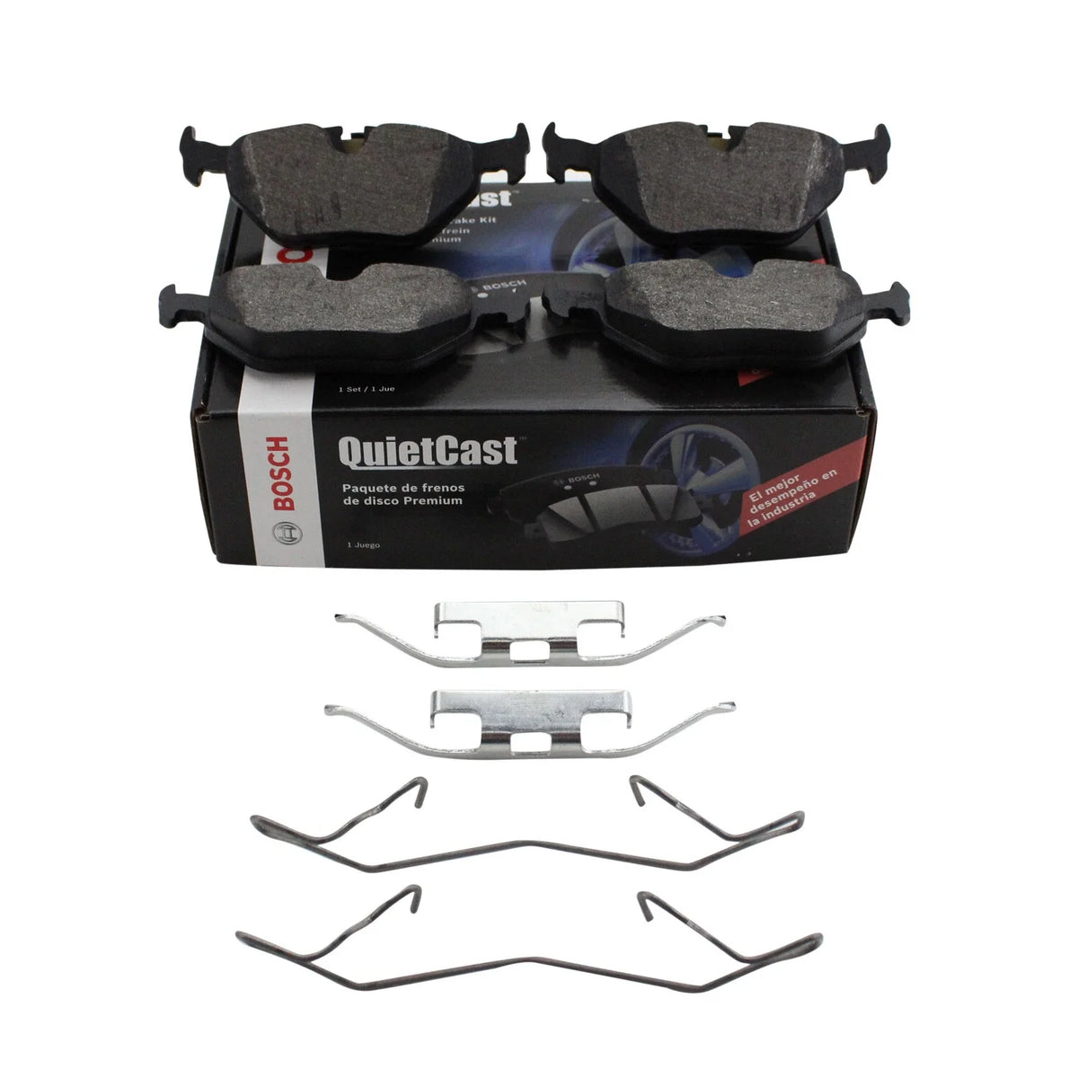 Rear Ceramic Brake Pads Set of 4 for BMW E36 E46 Saab 9-5 by Bosch (1992–2006)