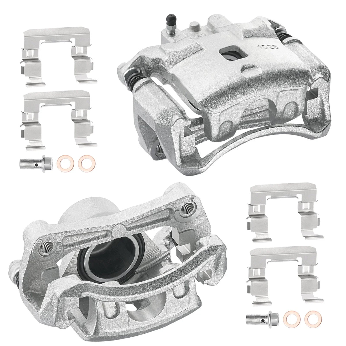 Front Brake Calipers with Bracket for Nissan Sentra (2007–2019)