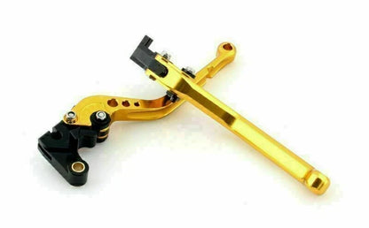 Gold T9 Long Brake Clutch Levers for BMW K1200 K1300 R1200 R/S/GS 2011-2020