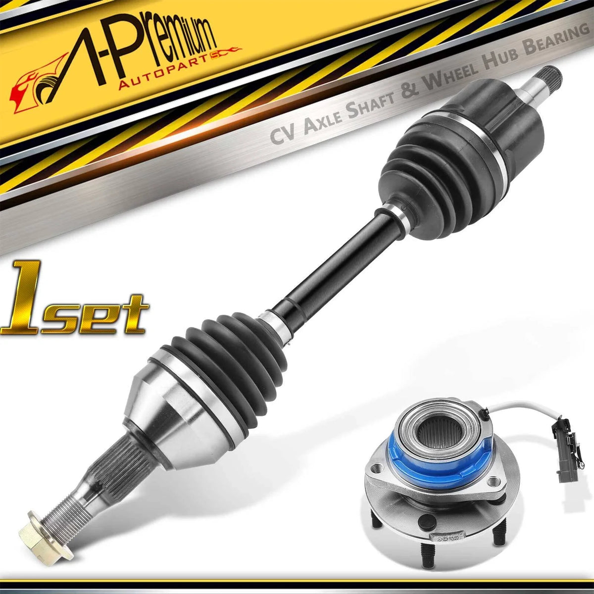 CV Axle Shaft + Wheel Hub for Buick Regal, Chevy Impala