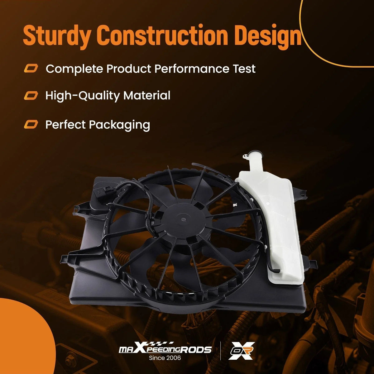 Radiator Cooling Fan Assembly for 2017-2020 Hyundai Elantra Sedan/GT