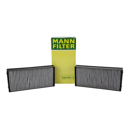 OEM Mann Activated Charcoal Cabin Air Filters for BMW E70 E71 2007-2013