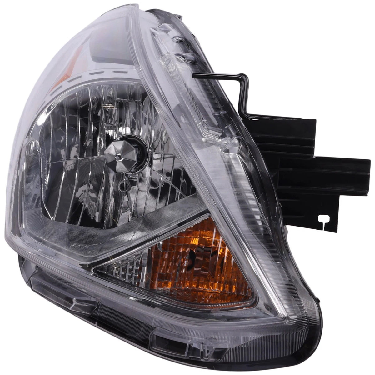 Passenger Side Headlight for Nissan Versa (2015–2019) 260109KK0A, Bulbs Included