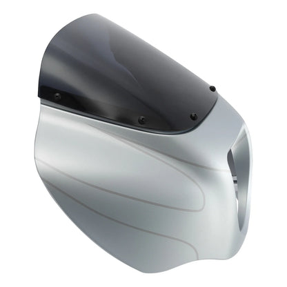 Windshield Fairing for 2018-2025 Harley Softail Low Rider - Barracuda Silver