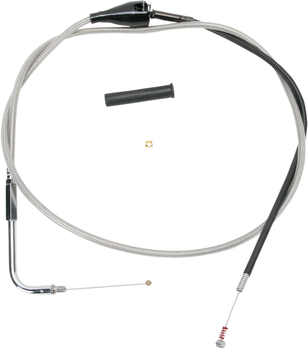 Stainless Braided Idle Cable for Drag Specialties (52") 5342852B