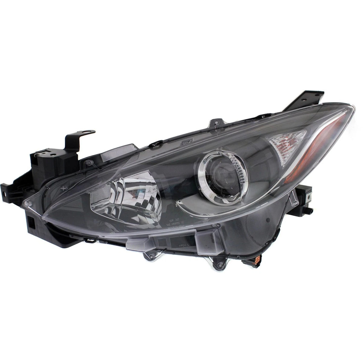 Headlight Set for Mazda 3 2014–2016 (Left & Right, With Bulb, 2Pc)