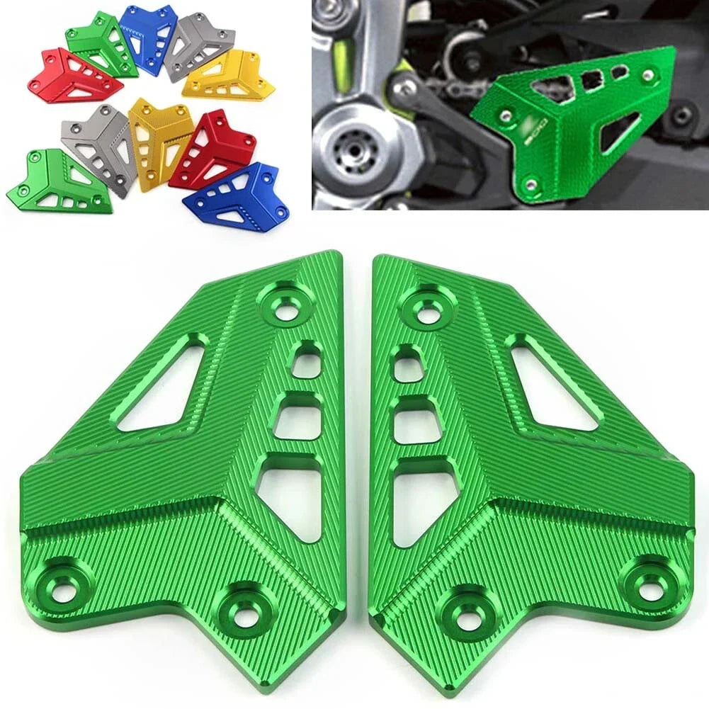 Rear Footrest Set with Heel Plates for KAWASAKI Z900 2017-2023