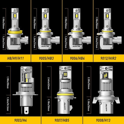 AUXITO LED Headlight Bulbs 9005 & 9006 for