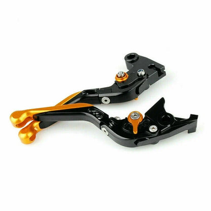 Brake and Clutch Levers Adjustable Folding for Suzuki GSXR GSR SFV (T9)
