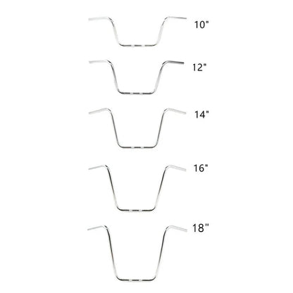 10"/12"/14"/16"/18" Chrome Ape Hanger Handlebar for Harley Softail