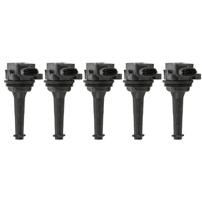 Set of 5 Ignition Coils for Volvo V70 S80 XC90 S60 C70 (2000–2009)