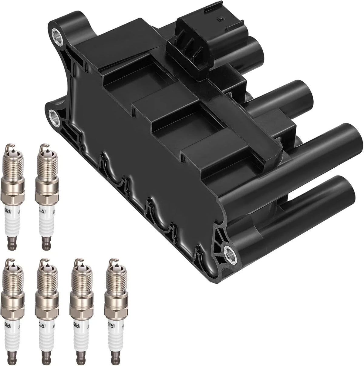 6X Spark Plugs & Ignition Coil for Mazda B3000 2001-2008 DG485