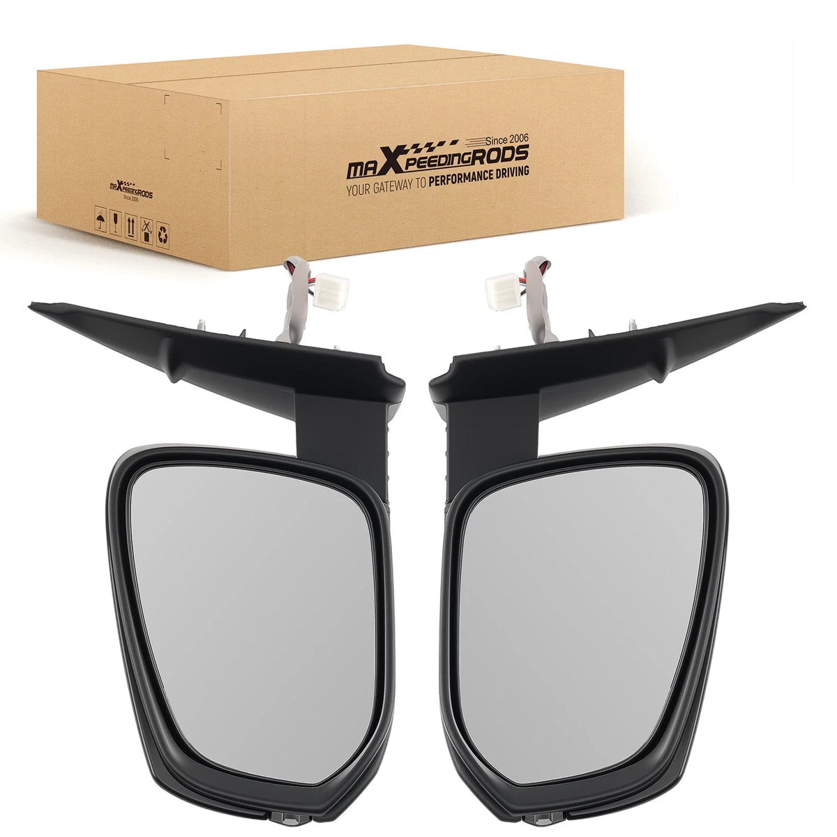 Heated Signal Power Side Mirror Pair for Toyota Tacoma (2016–2023)