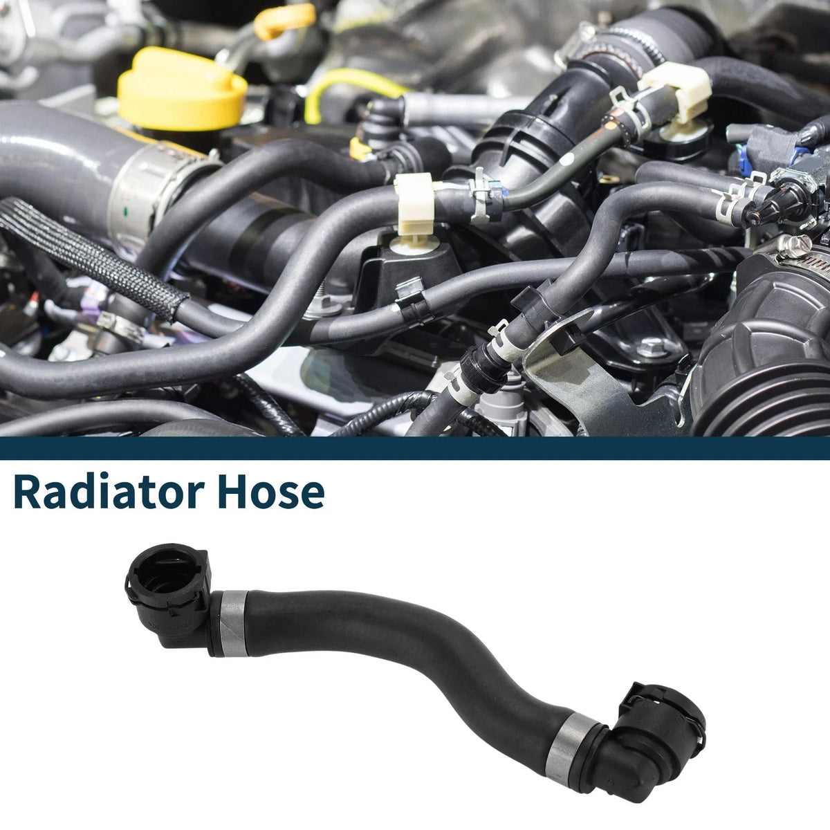 Radiator Hose No.17117593855 for BMW X4 (2015–2018) Cooling Liquid Tube
