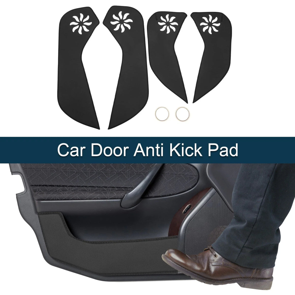 Set of 1 Car Door Anti Kick Pad Sticker Protector for Ford EcoSport (2013)