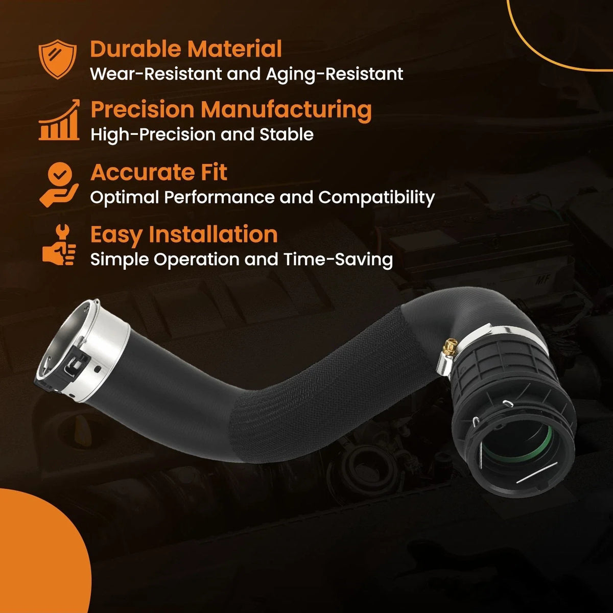 Turbocharger Intercooler Hose for Chevrolet Malibu Sedan (2016–2018) 23344998
