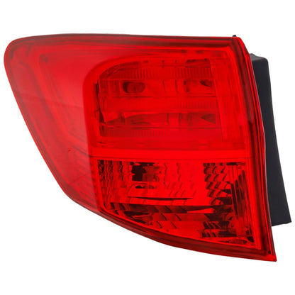 Driver Left Outer Tail Light for Acura RDX (2013–2015)