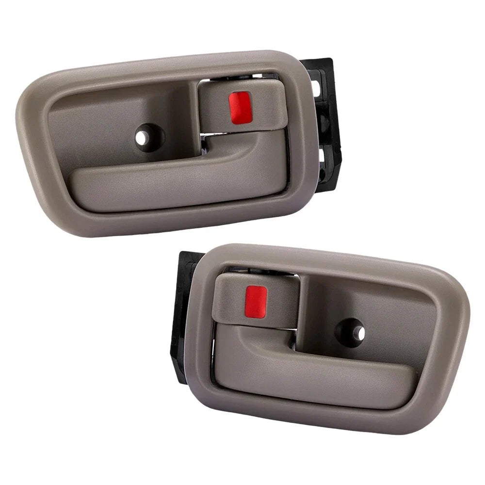 Front Inside Door Handle & Bezels for 2000-2003 Toyota Tundra (Beige)