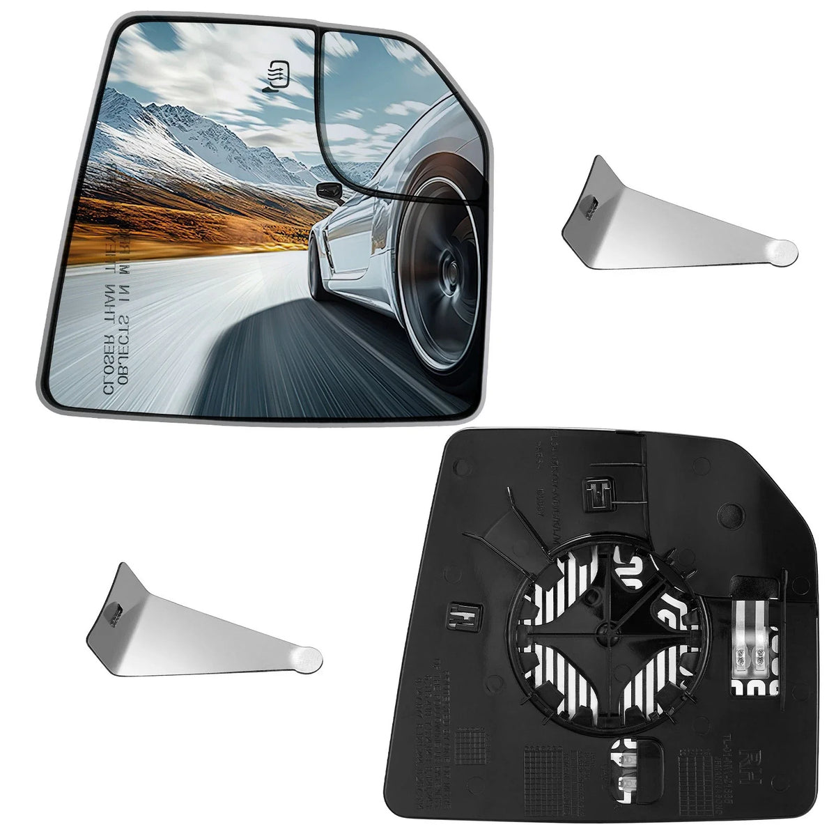 Heated Side Mirror Glass Right for Ford F-150 (2015–2020)