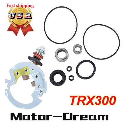 Starter Brush Plate Rebuild Kit for Honda Foreman 500 TRX500 (2005–2011)