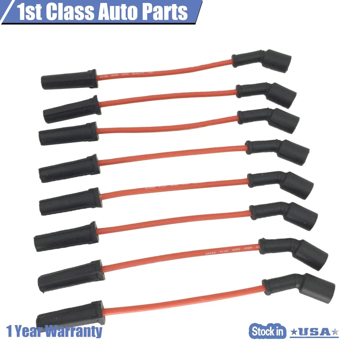 Spark Plug Wire Set for Chevrolet Camaro, Silverado, Cadillac, GMC, Hummer