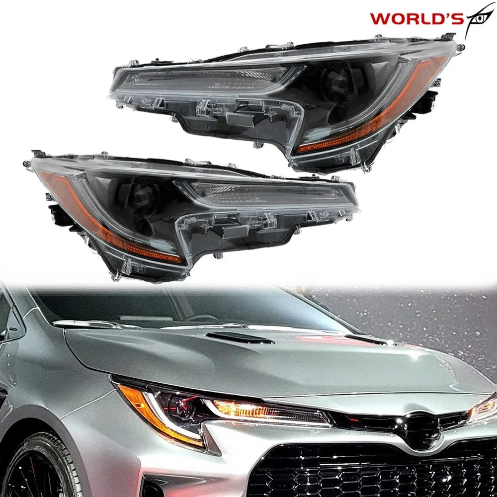 Set of 2 LED Headlight Assemblies for Toyota Corolla (2023–2024)