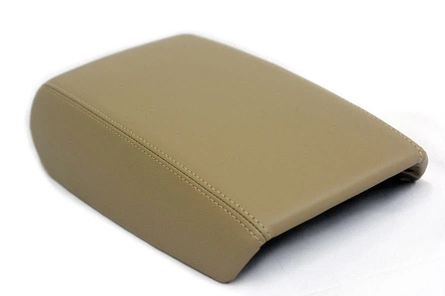 Leather Synthetic Center Console Armrest Cover for Audi A6 (2012–2018) Beige