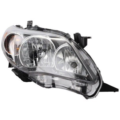 Black Housing Headlight for Toyota Corolla XRS (2011–2013) RH