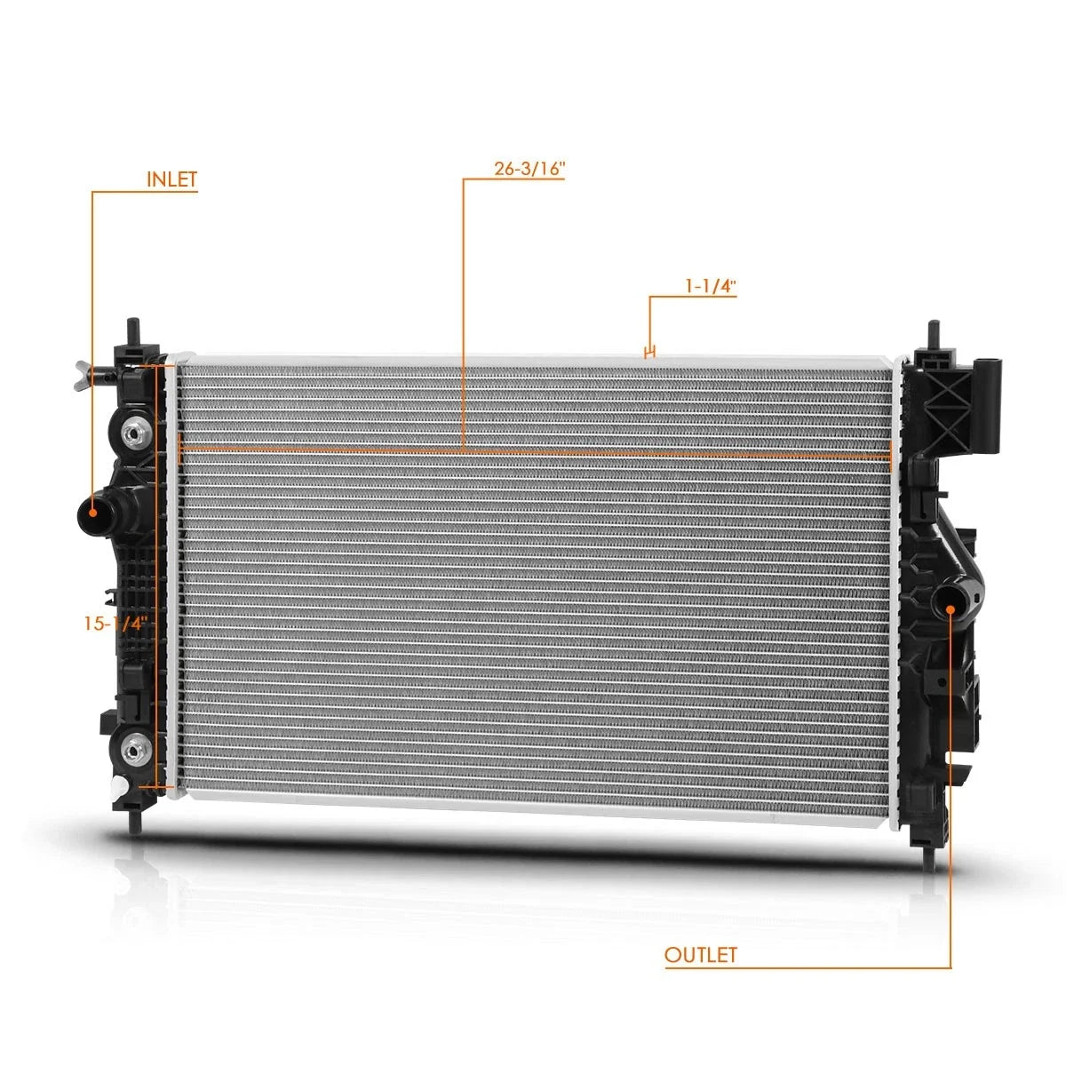 Aluminum Radiator DPI-13509 for Buick Cascada (2016–2019) & Chevy Cruze Limited (2014–2016)
