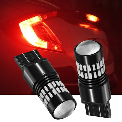 Red LED Bulbs 7443 7444 for Brake Tail Stop Light - Set of 2