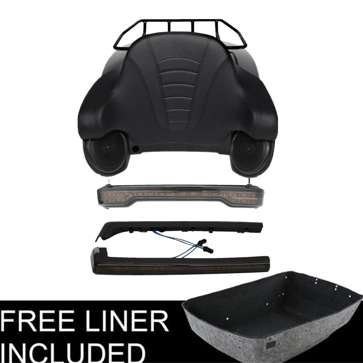 Trunk Speakers and Tail Light Assembly for Harley Touring 2014–2025