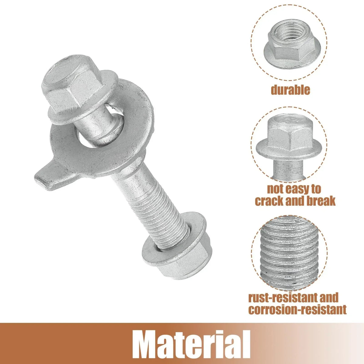 Camber Caster Adjustment Bolts for Dodge Sprinter 3500 & Buick