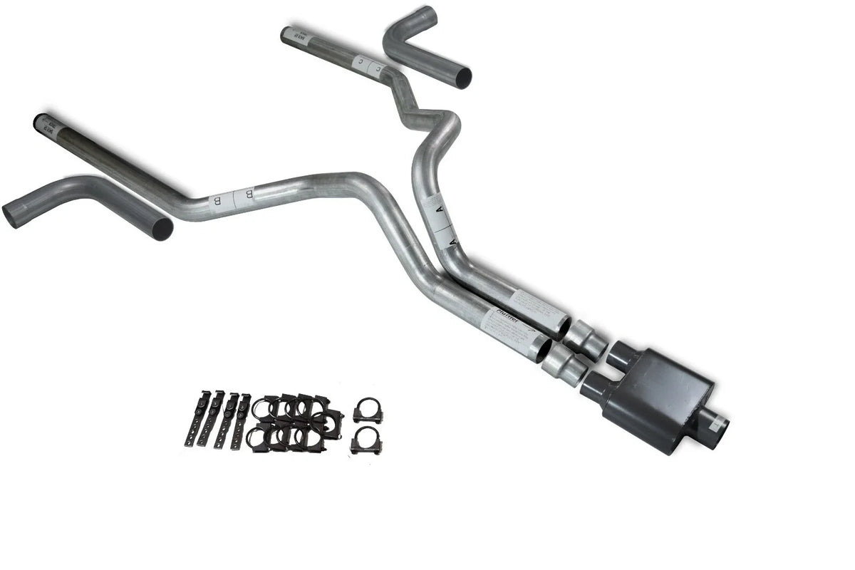 Dual Exhaust Kit for Ford F-150 (1987–1997) - 3" Side Exit