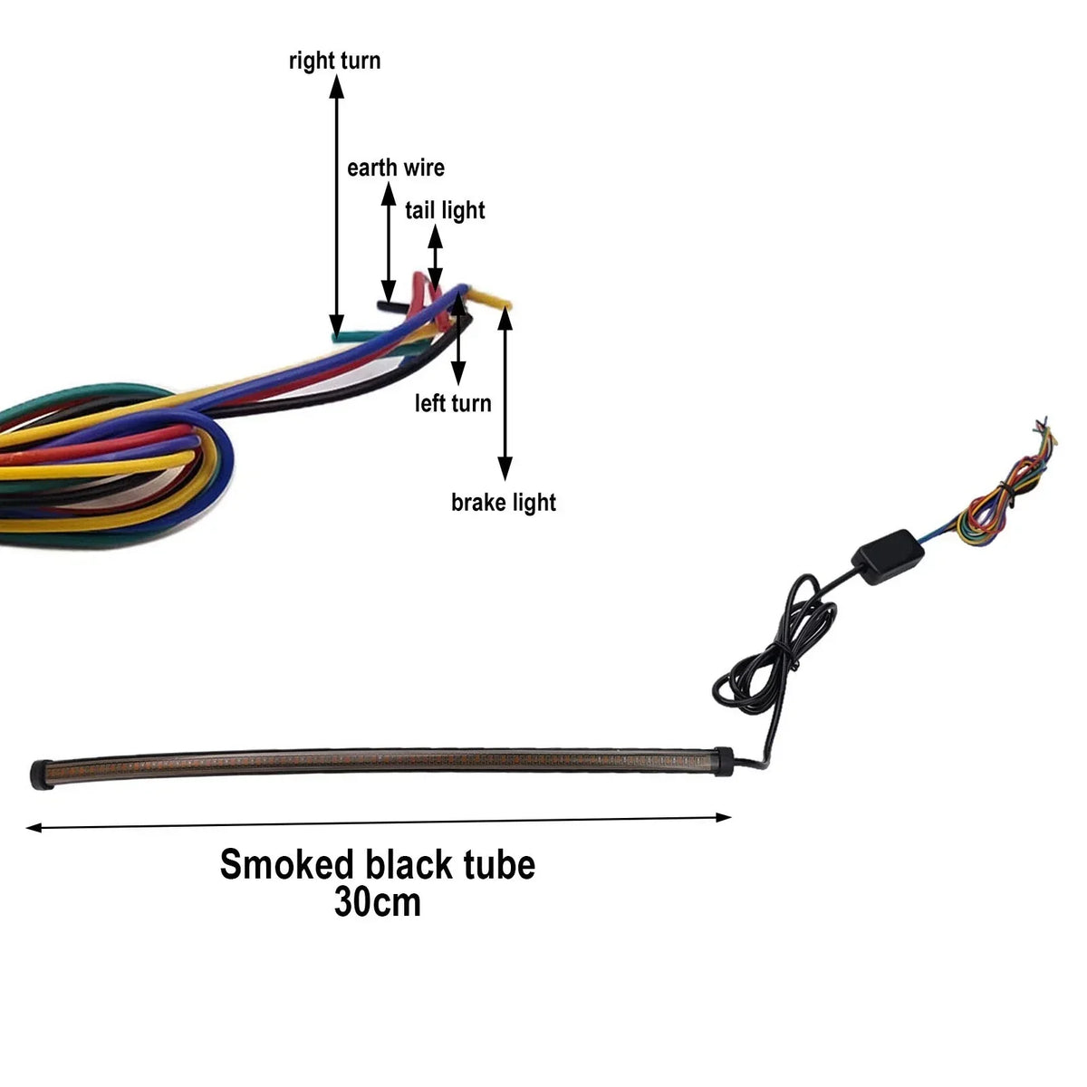 LED Stop Light Strip 30CM for Motorcycle