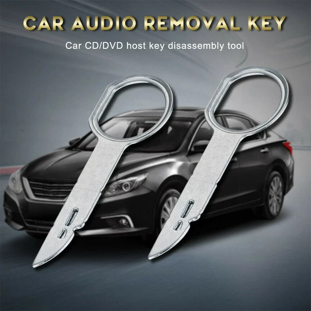 2pcs Radio Tools for Car Stereo Removal Accessory