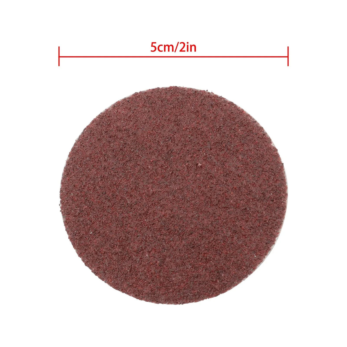 2 Inch 80 Grit Sanding Discs - 150 Pieces Red Torque for Die Grinder