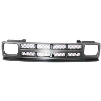 Grille for Chevrolet S10/S10 Blazer (1991–1994) Textured Black Shell Insert