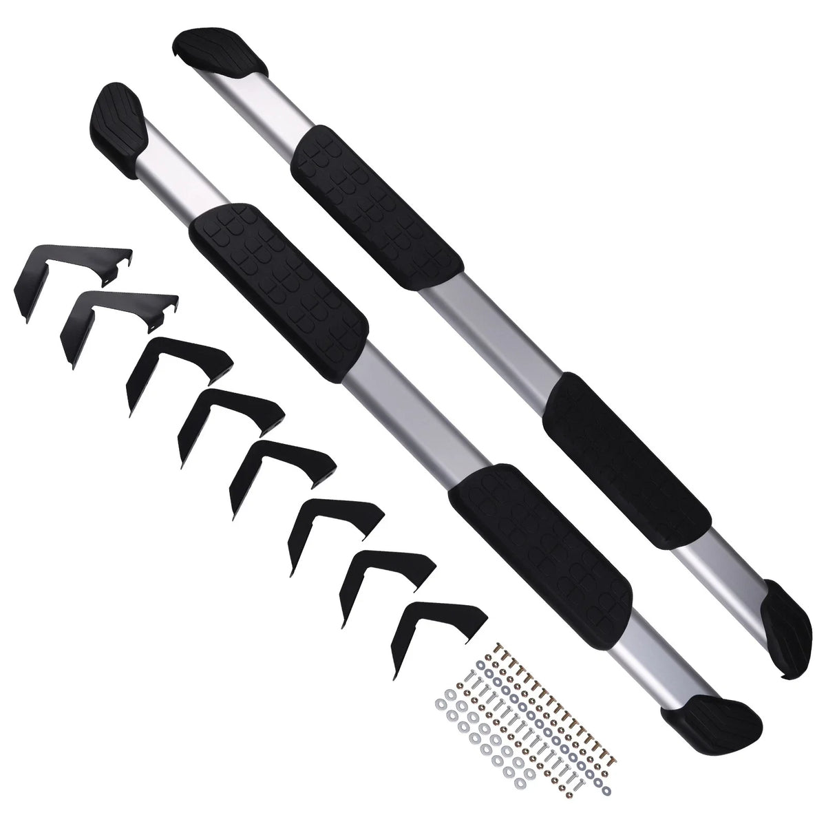 Side Steps Nerf Bars for Toyota Tundra Double Cab (2007–2021) Non-Slip