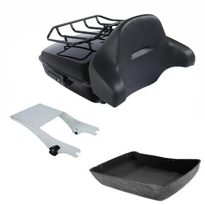 Trunk Backrest Mount Rack for Harley Touring 1997-2008 Electra Glide