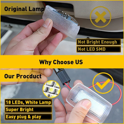 Set of 2 LED Courtesy Lights for Toyota Camry Avalon Sequoia 08-22