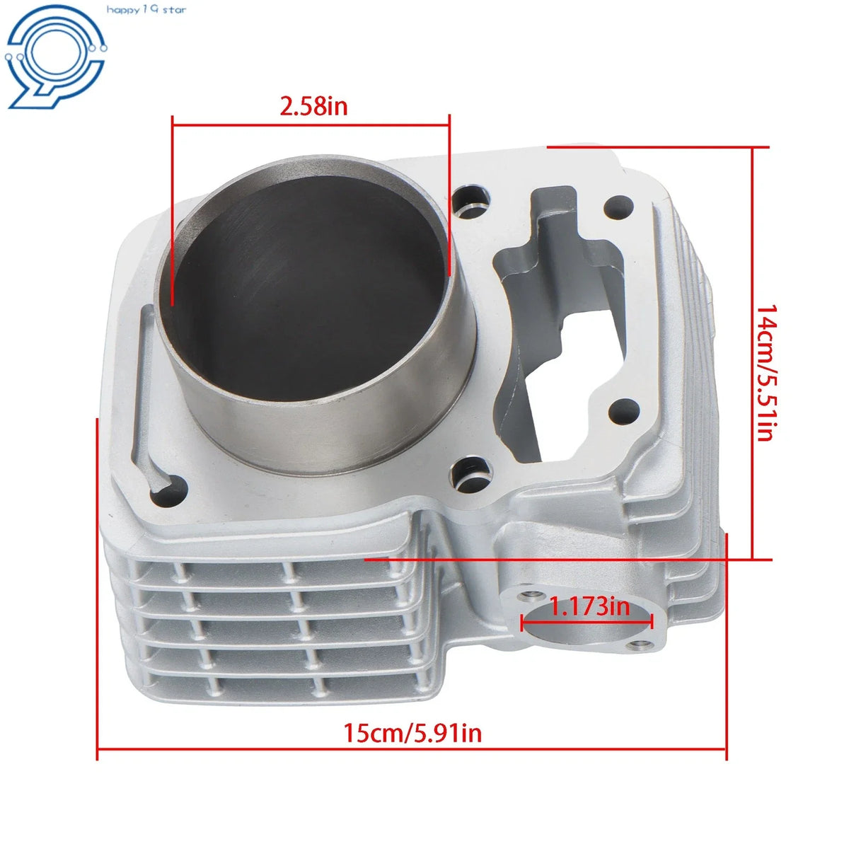 Big Bore Cylinder Top End Kit for Honda CRF150F (2003–2005)