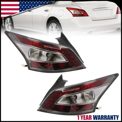 Tail Lights Set - Halogen Type for 2012-2014 Nissan Maxima - 2 Pieces
