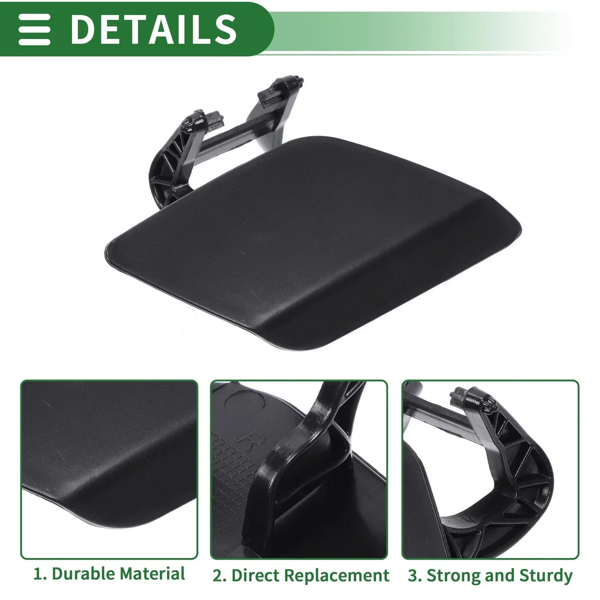 Front Right Side Bumper Washer Nozzle Cover for Mercedes-Benz E550