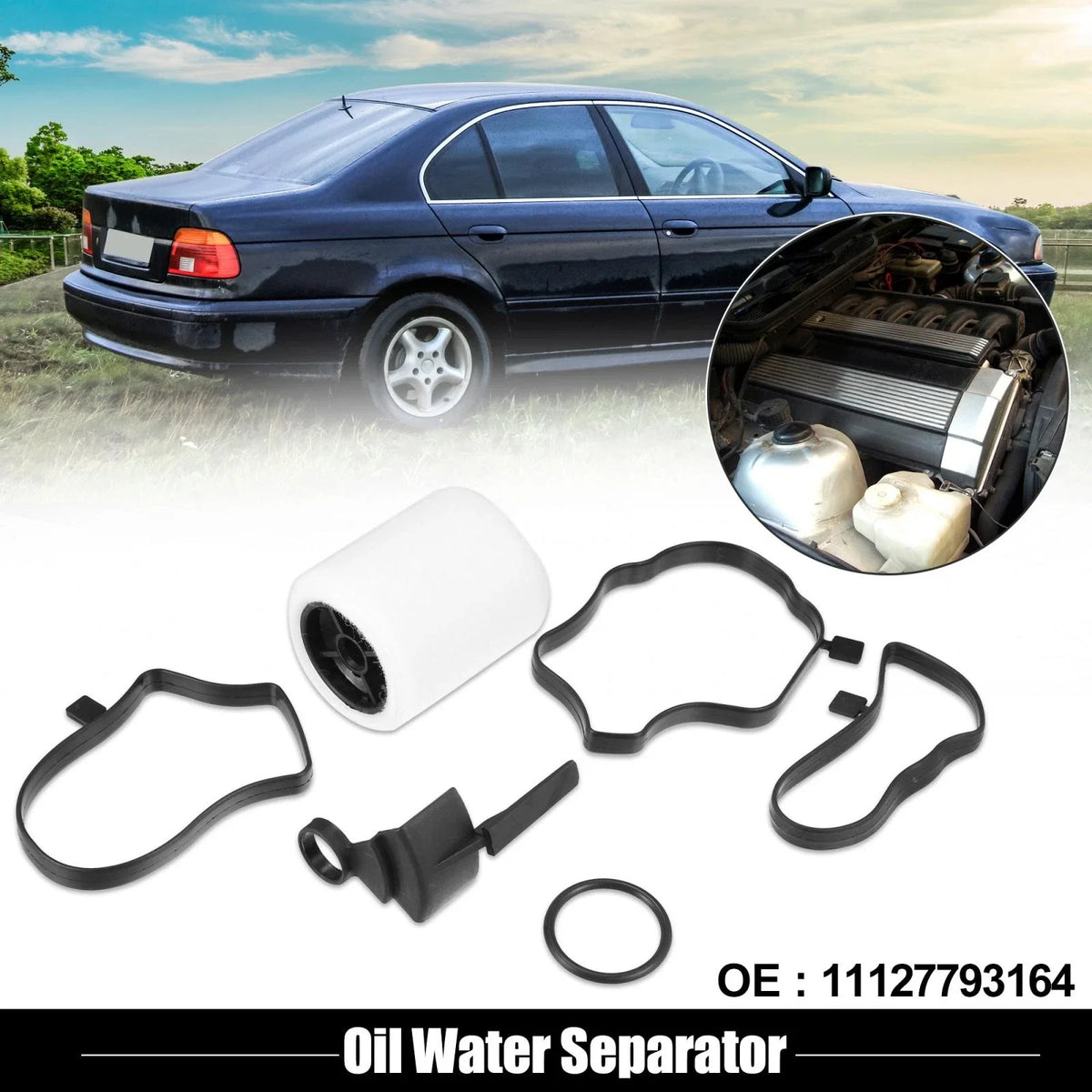 Crankcase Oil Water Separator Kit for BMW E81 E87 E46 E90 (2000–2013)