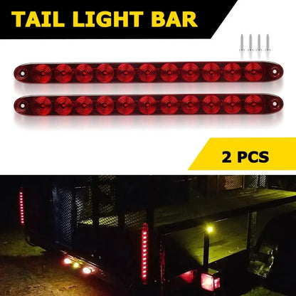 Truck Trailer 2X 16" LED Light Bar (11 LED) Kit