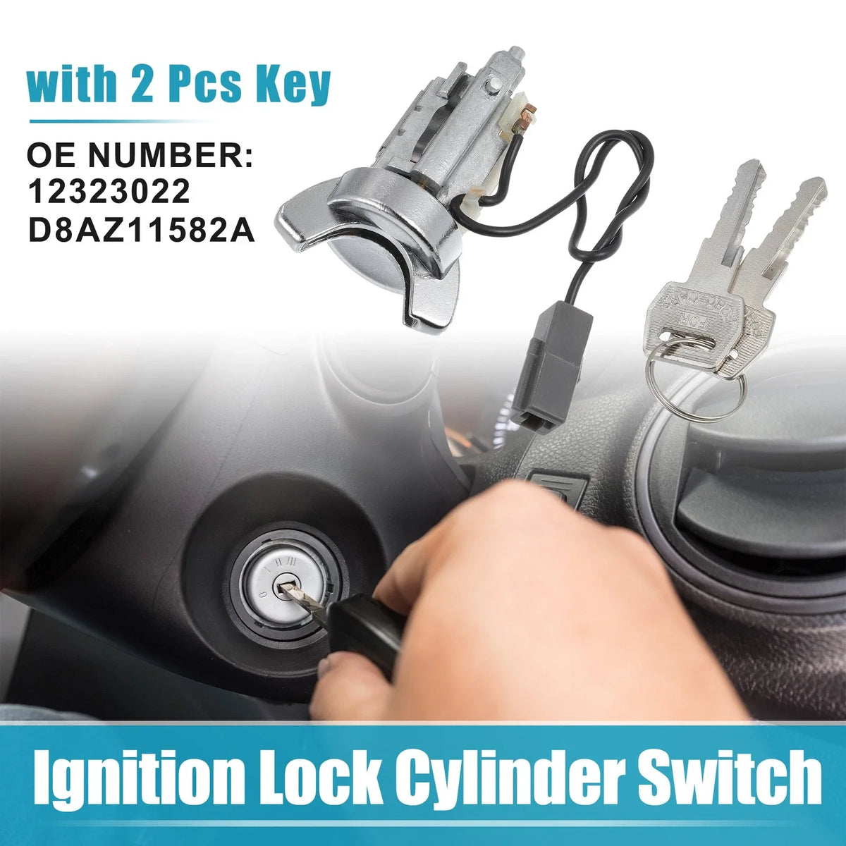 Ignition Lock Cylinder Switch Assembly for Ford Bronco 