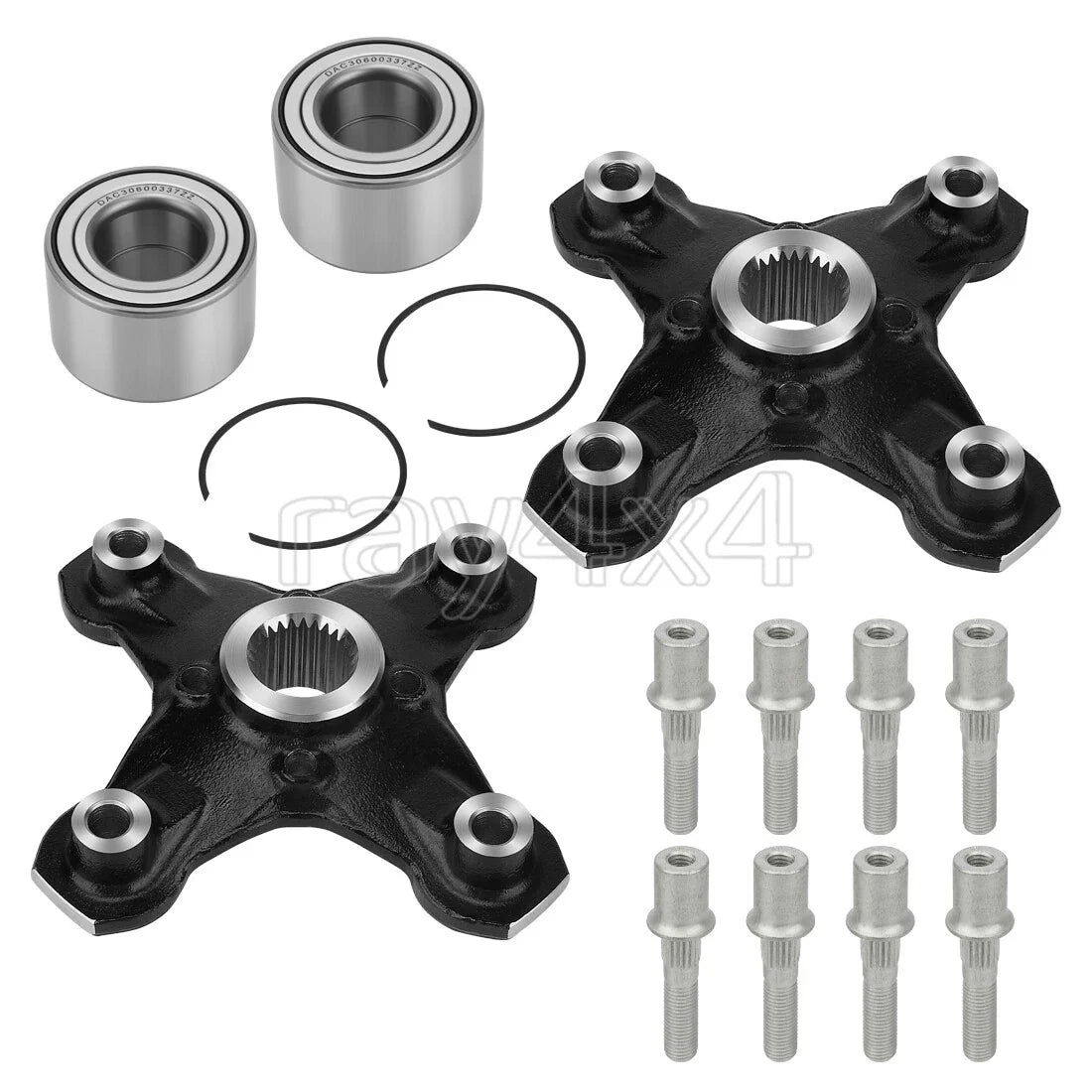Front/Rear Wheel Hubs with Bearings & Studs for Can-Am Renegade 1000 2012–2020