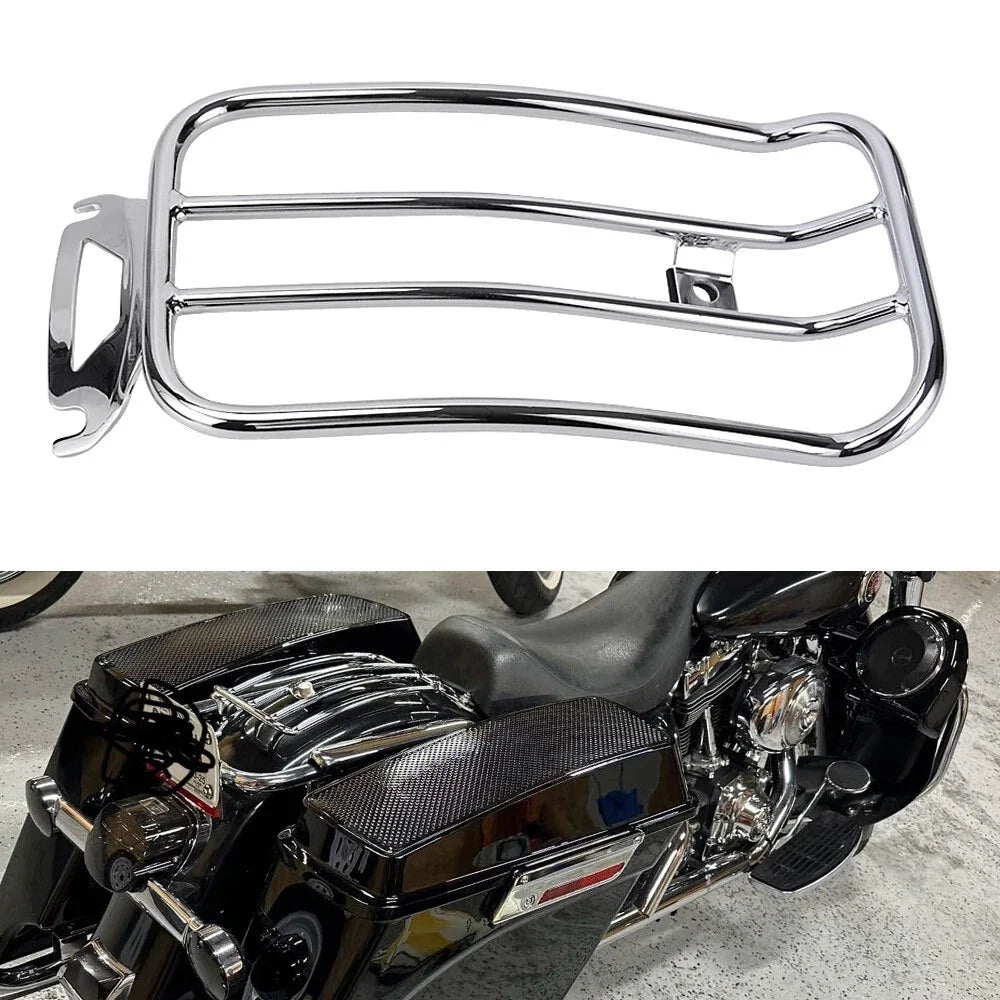 Rear Solo Seat Rack for Touring Harley Road King Street Glide 1997-2015