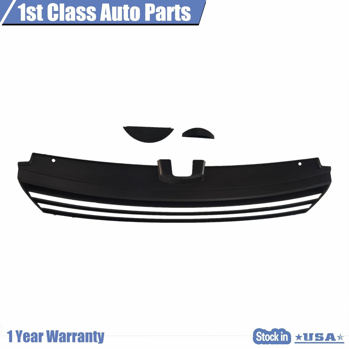 Front Grille for VW MK7 Golf/GTI (2015–Present) - Black with White Trim